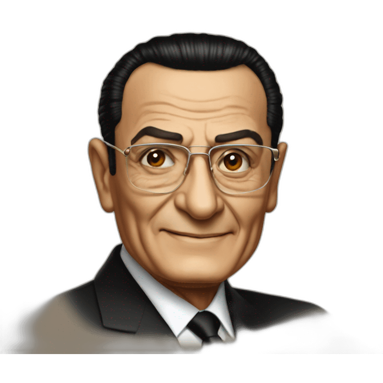 President of Egypt Hosni Mubarak emoji