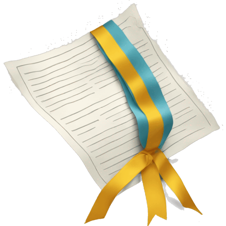 documents with ribbons emoji