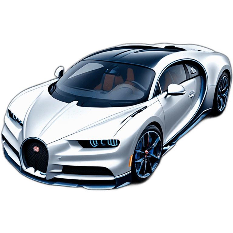 Bugatti chiron sport + emoji