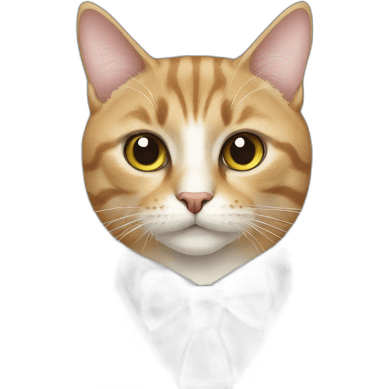 cat in tie emoji