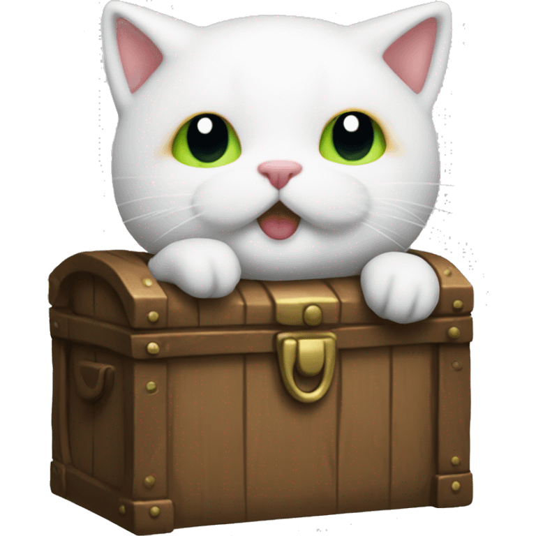 Sprunki cat chest pice white  emoji