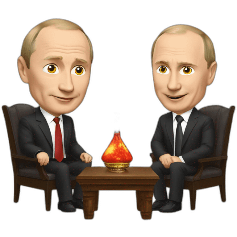 Putin and shisha emoji