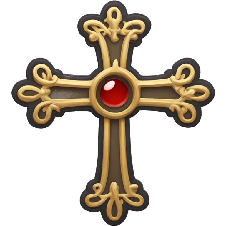 fancy Gothic cross emoji