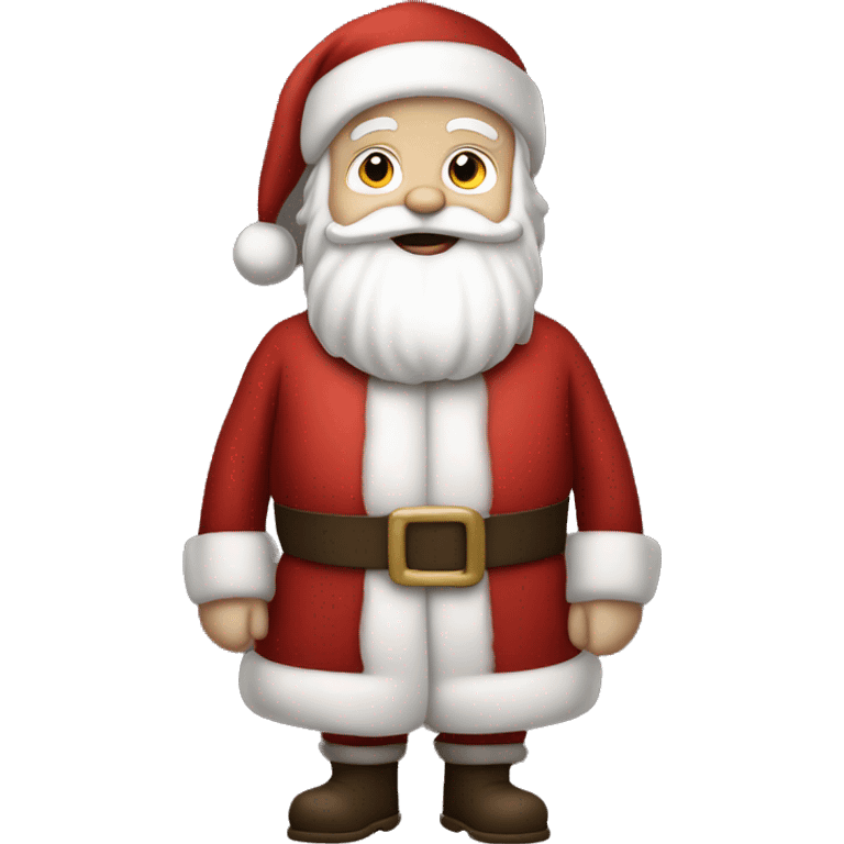 pale skin santa claus full body emoji