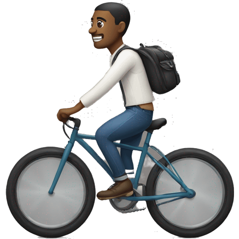 Man on bike emoji