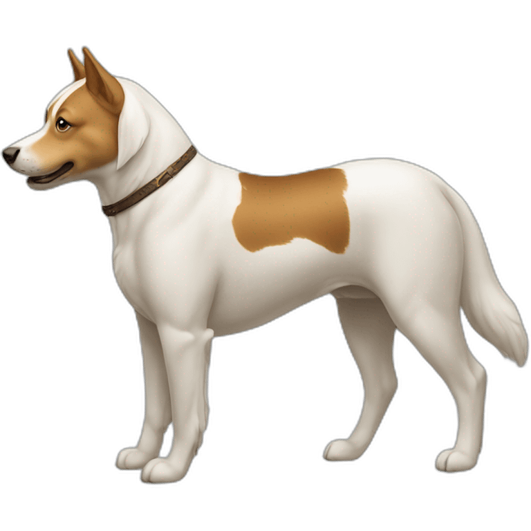 Chien sur cheval emoji