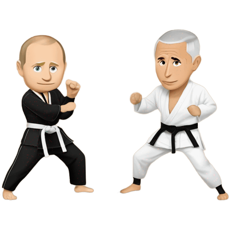 vladimir putin win entony fauci on tatami  emoji