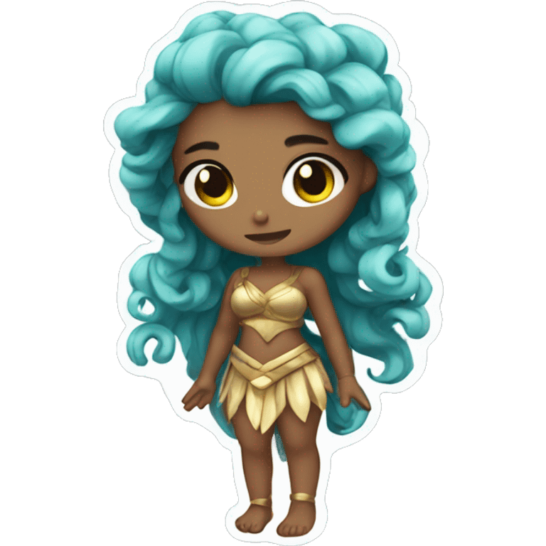 Siren goddess chibi emoji