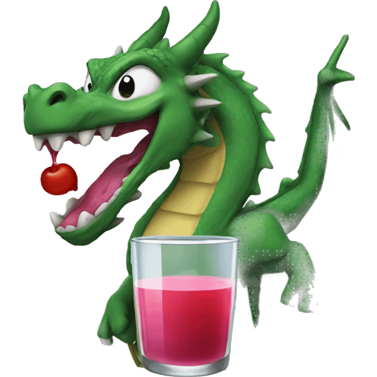 Dragon juice emoji