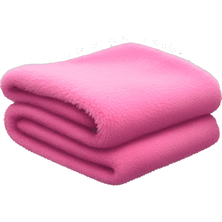 A pink fuzzy blanket  emoji