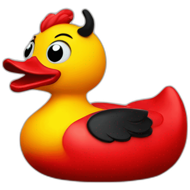 devil rubber duck emoji