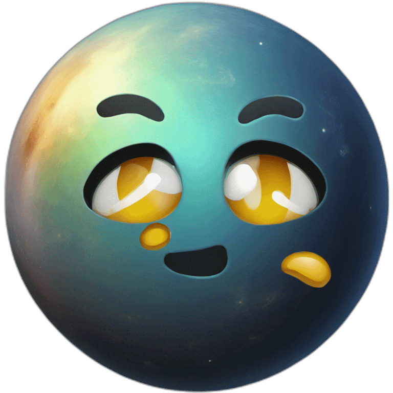 planet mercury with a question mark over emoji