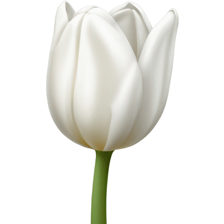 White tulip emoji