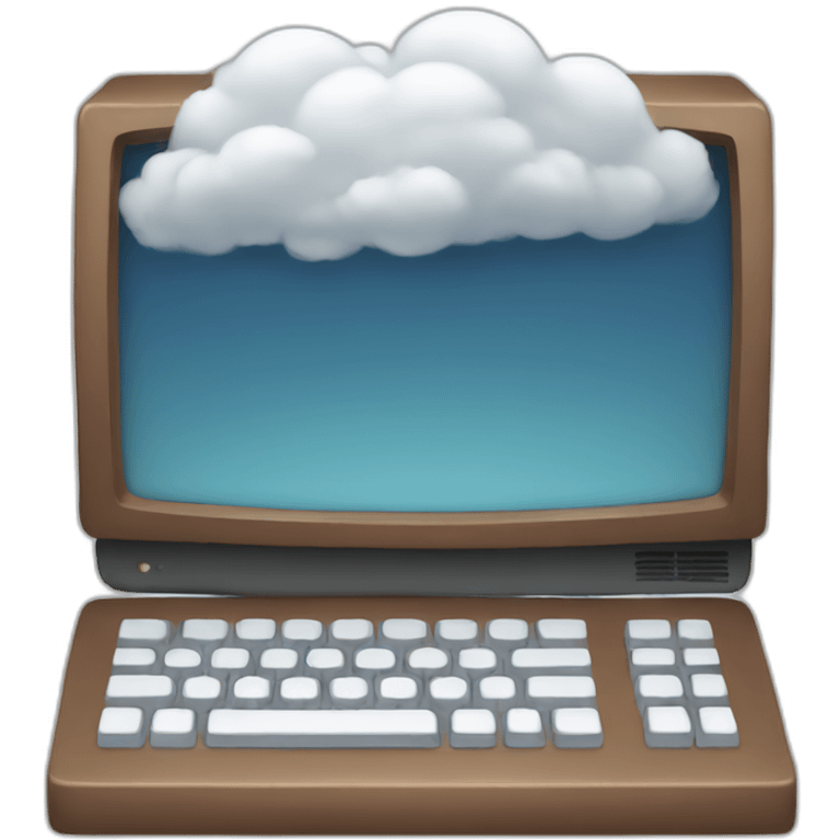 cloud computer emoji