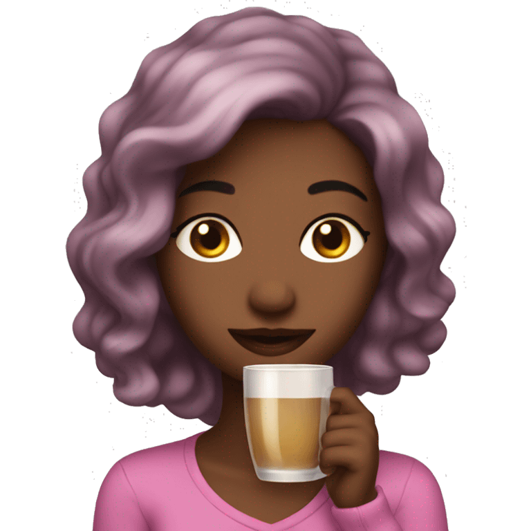 Hot Wine girly  emoji