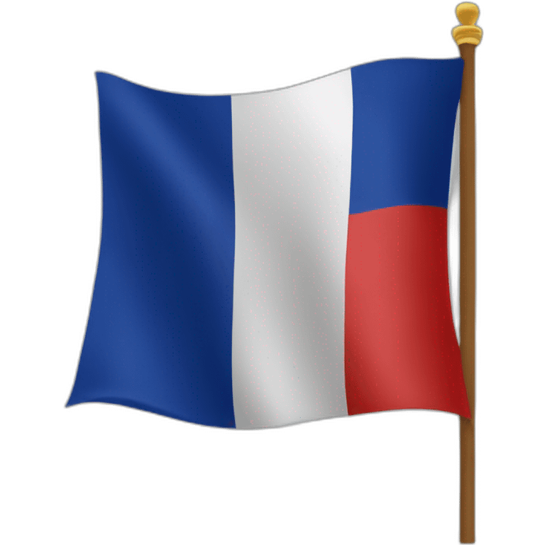 Drapeau de la résistance française emoji