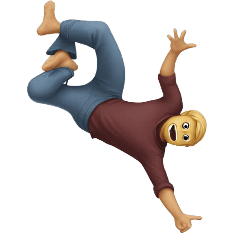 Man doing a flip  emoji