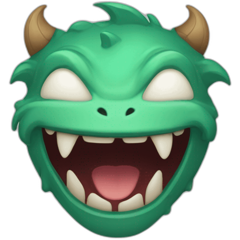 Sourire sur Monstre emoji