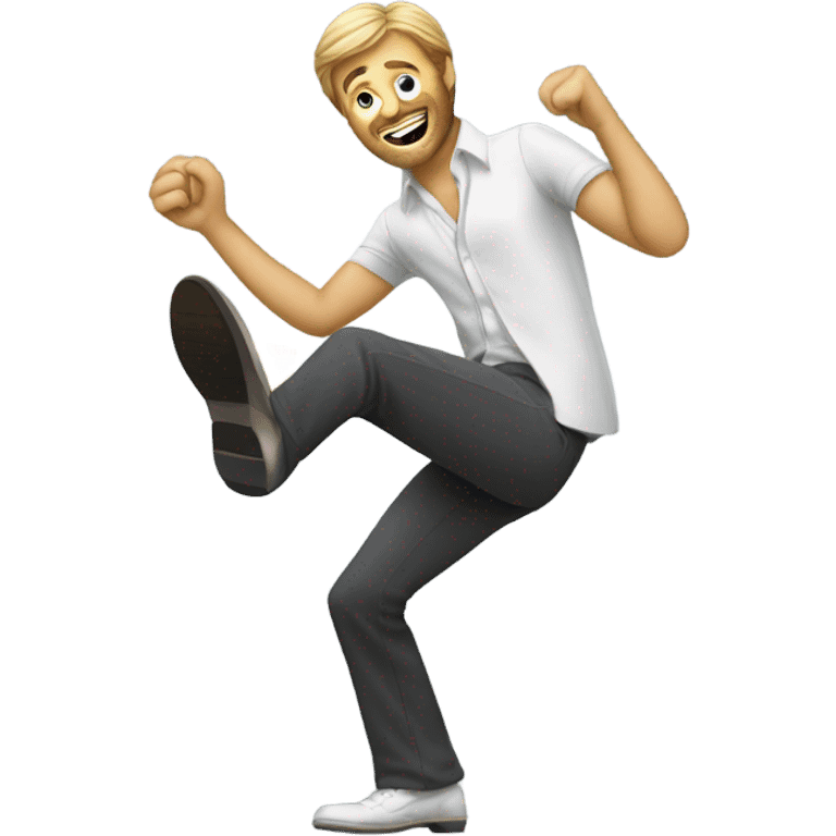 Disco Dan white guy dancing emoji