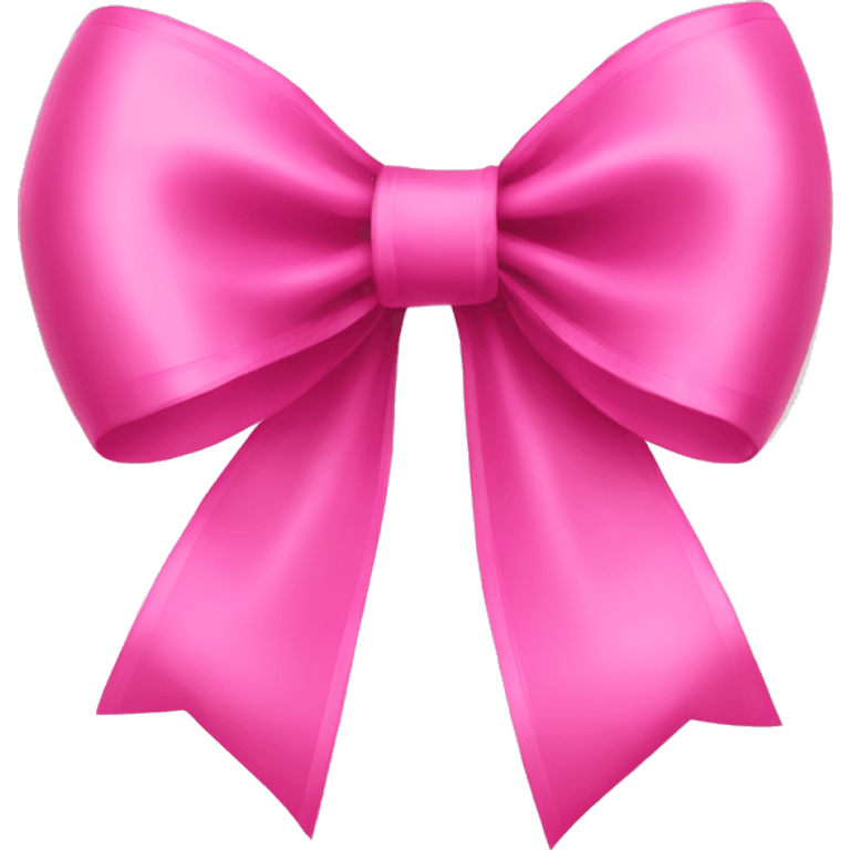 pink Christmas ribbon bow emoji