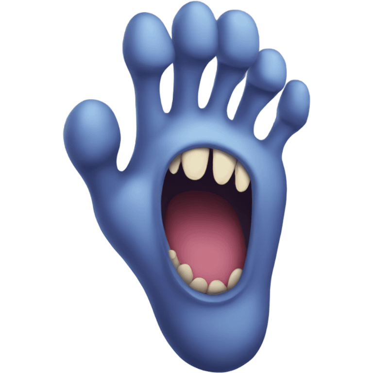 Foot monster  emoji