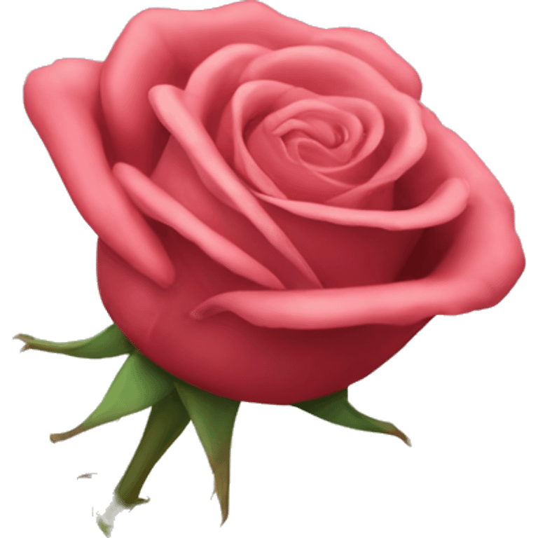 Une rose rose  emoji