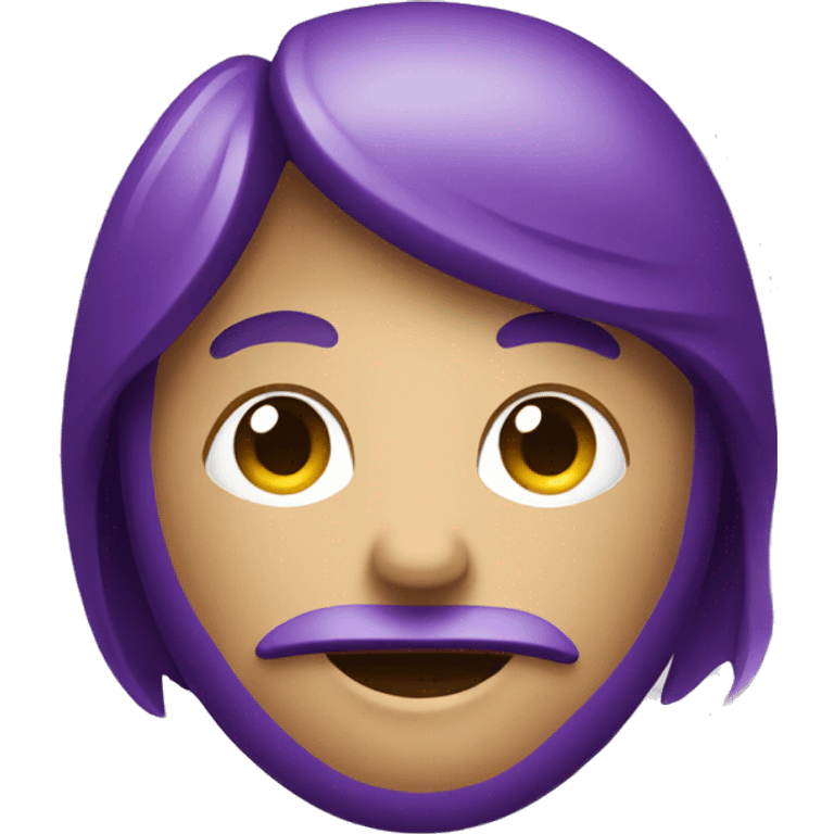 Purple chart emoji