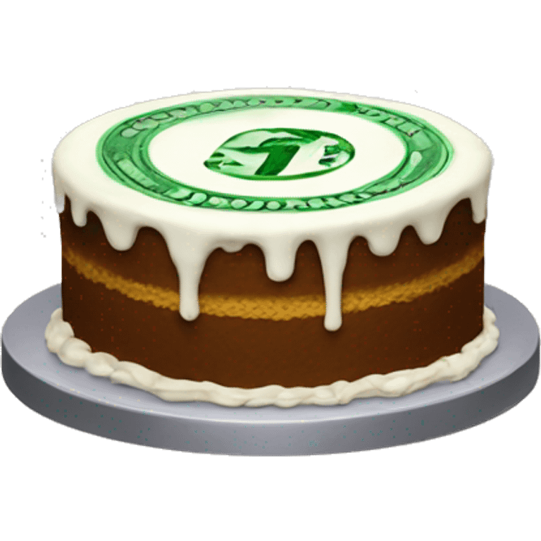 dollar cake emoji