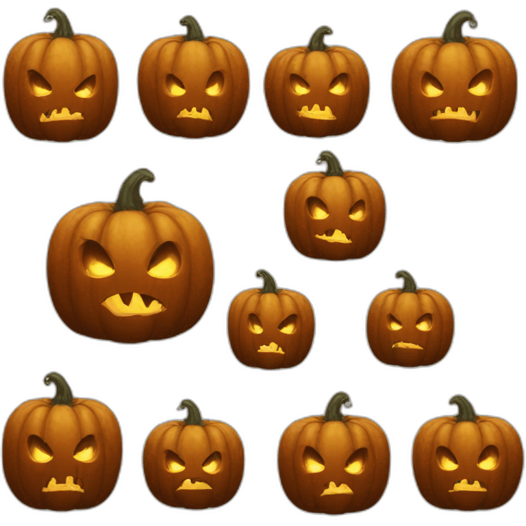 spooky pumpkin emoji