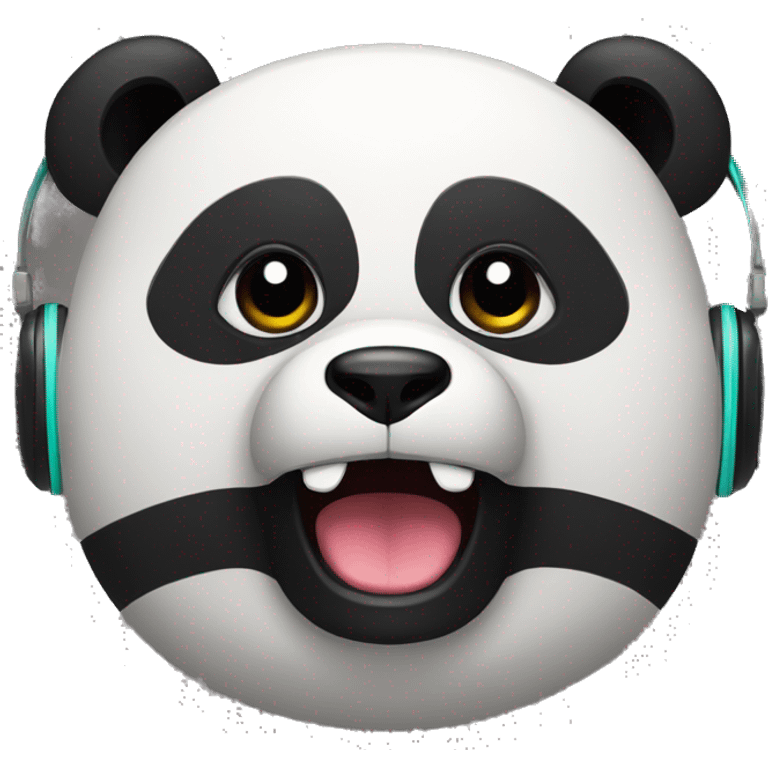 panda con audifonos emoji