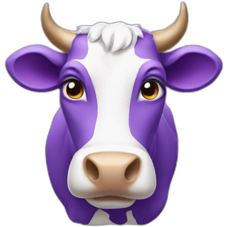 purple cow emoji