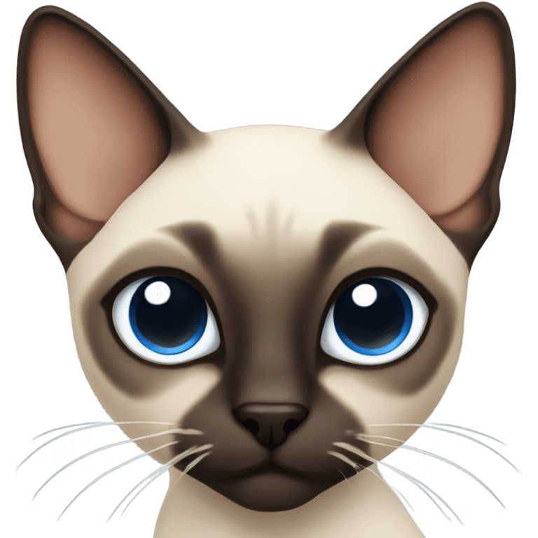 Siamese cat emoji