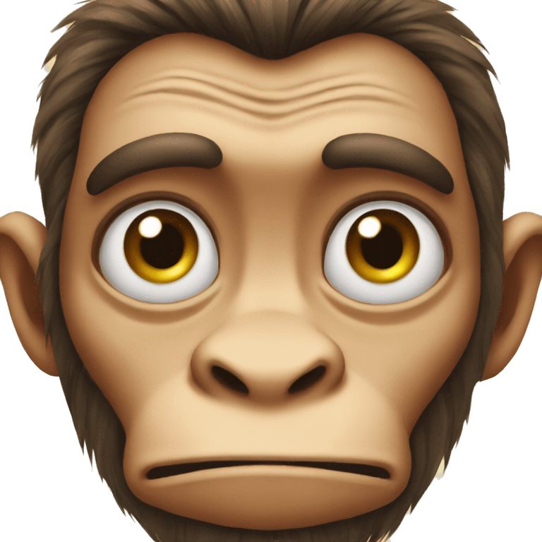 monkey poker stare emoji