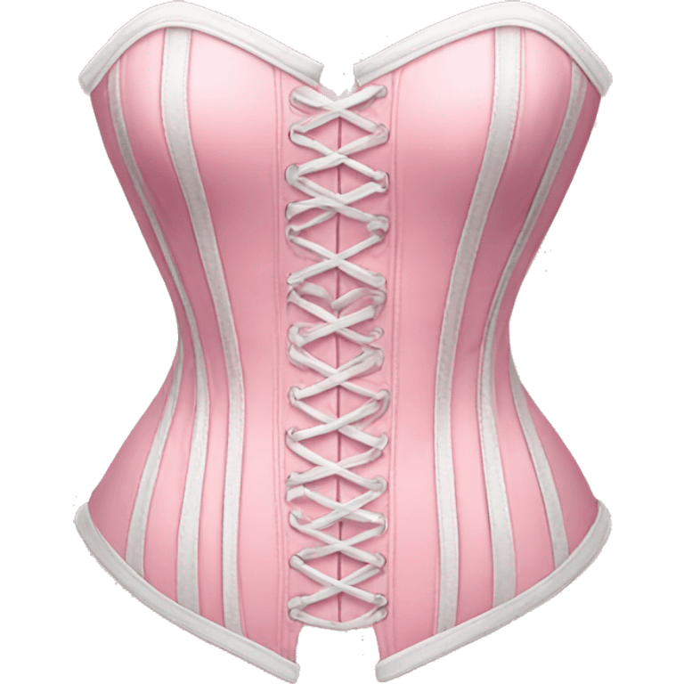 Pastel pink corset  emoji