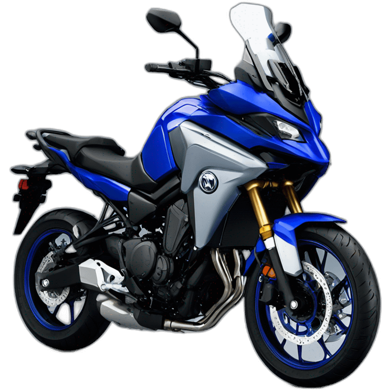 Yamaha Tracer 7 blue silver 2022 emoji