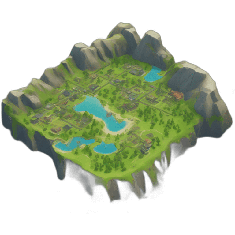 Fortnite map emoji