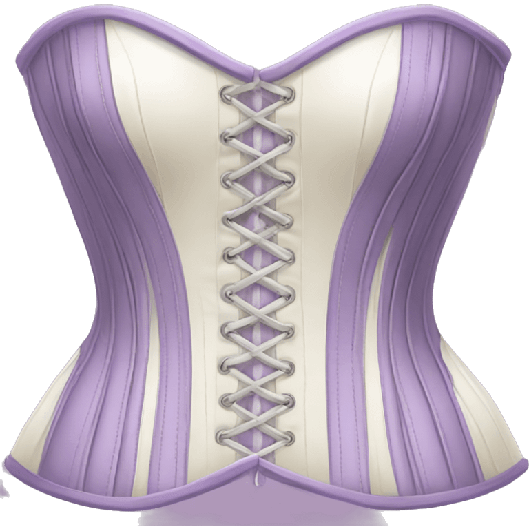 Lilac ivory corset  emoji