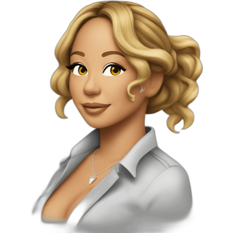 mariah carey in caution album emoji