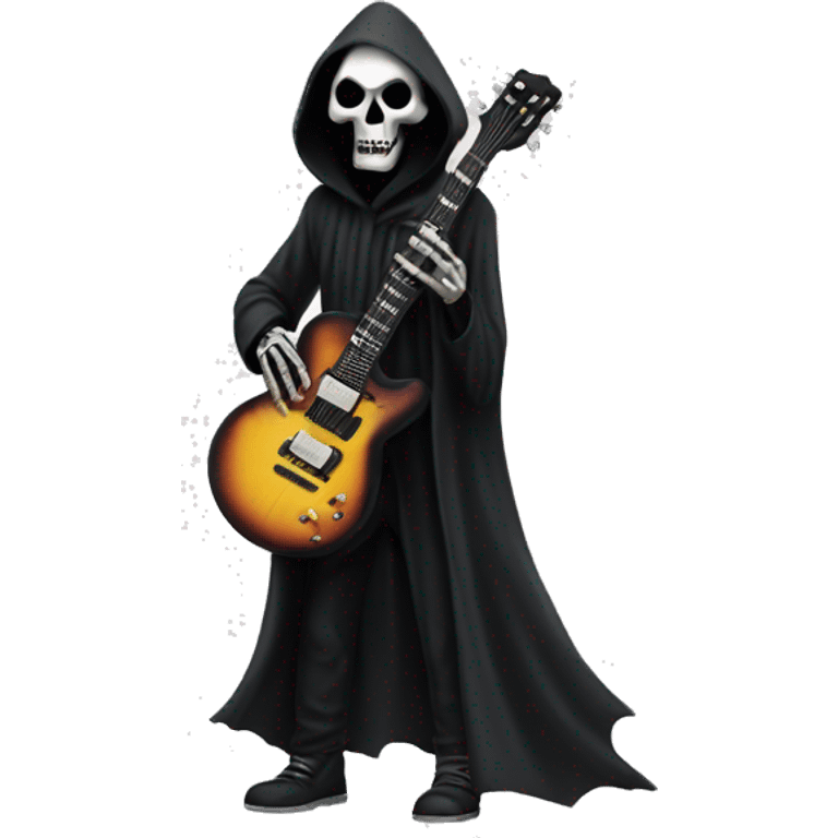 Grim reaper e-guitarre emoji