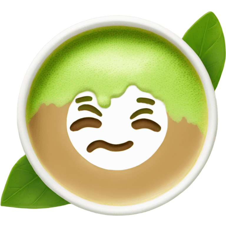 Matcha latte  emoji