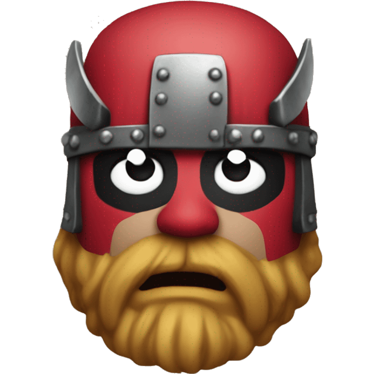 Deadpool Viking costume emoji