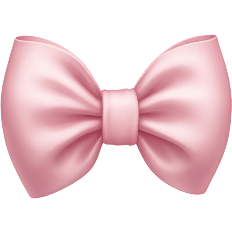 pale pink bow  emoji