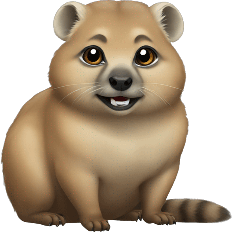 Chubby hyrax  emoji