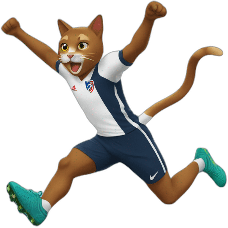 Mbappé-jump-cat emoji