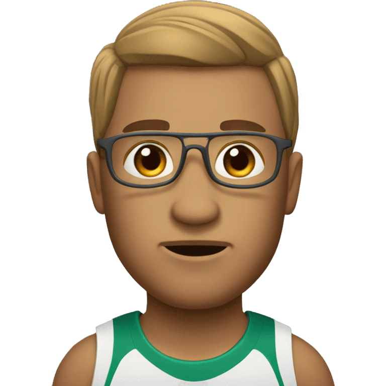 Draw me a character of a sports coach emoji