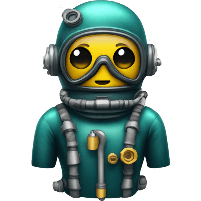 deep sea diver standing emoji