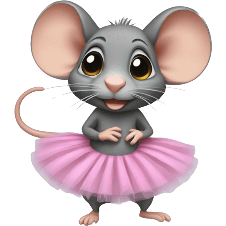 Rat en tutu emoji