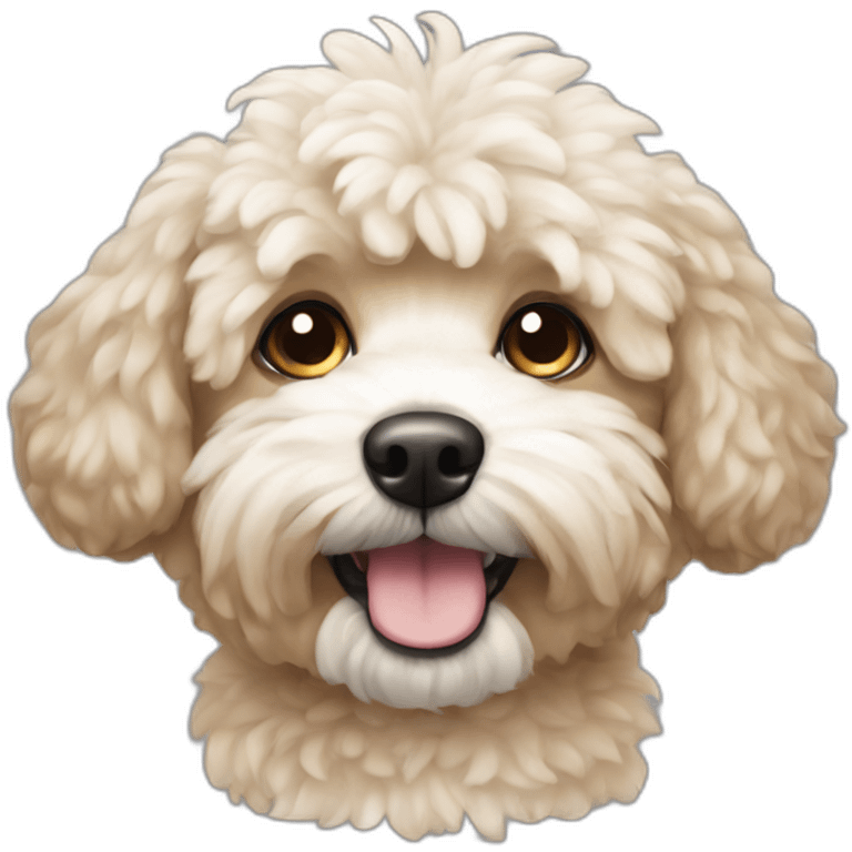 Poochon dog emoji