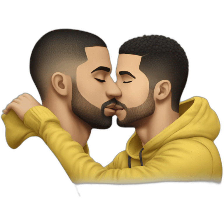 drake kissing cr7 emoji