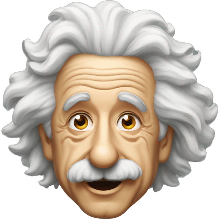 albert einstein crazy emoji